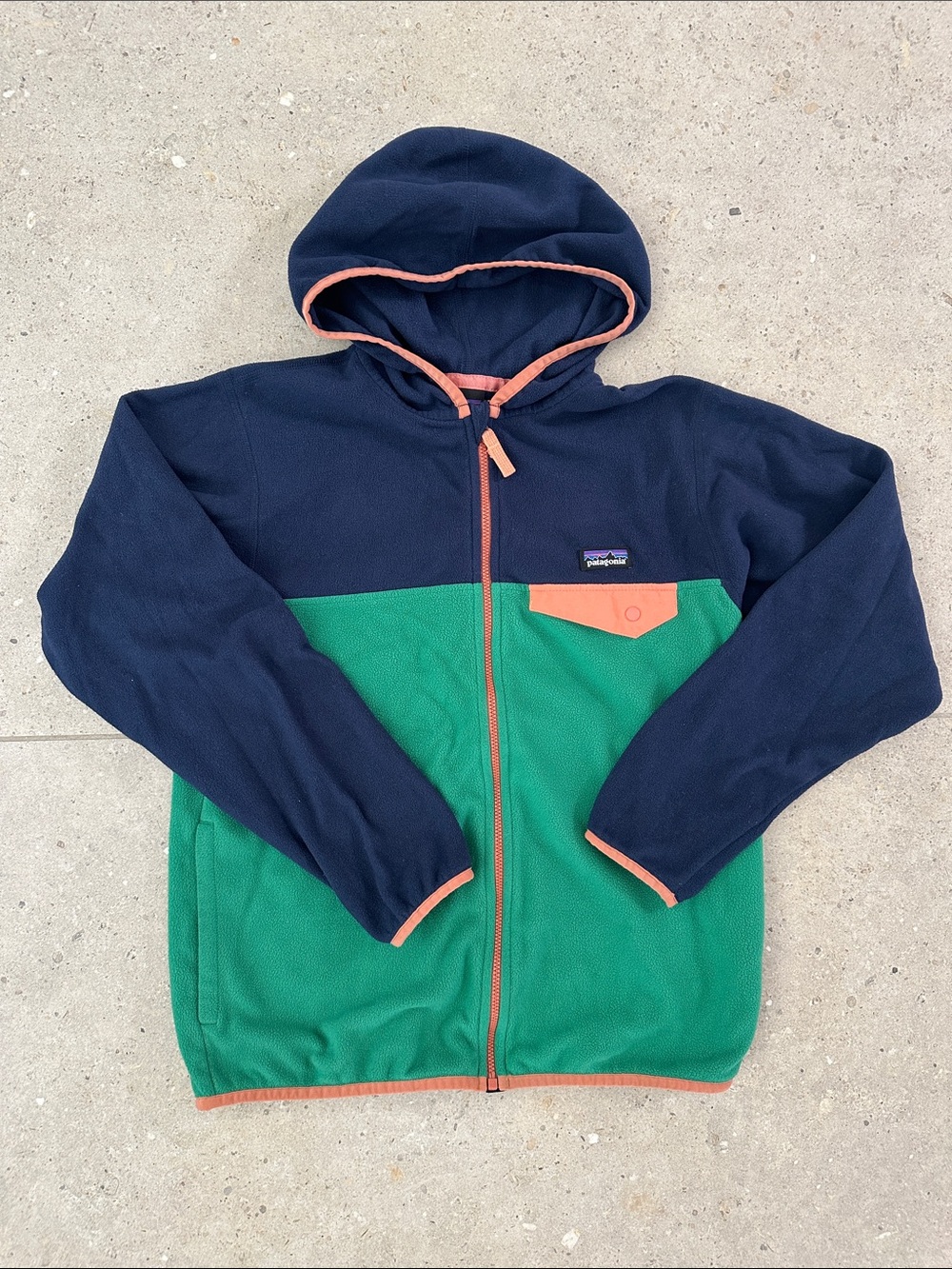 Patagonia Micro D® Snap-T® Fleece Jacket size L, 12 yrs